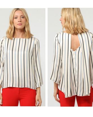 Rinascimento maglia blusa in satin NUOVA 