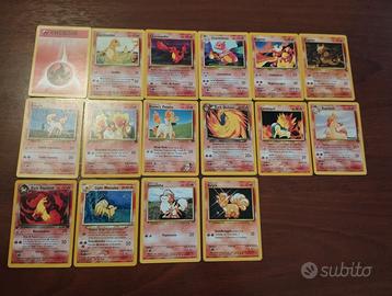 Lotto carte pokemon non comuni
