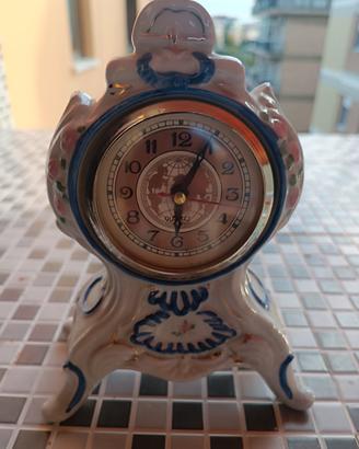 orologio in porcellana anni 60-70