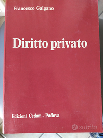 Diritto privato-francesco galgano-prima ed