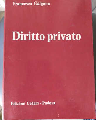 Diritto privato-francesco galgano-prima ed
