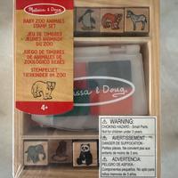 Set Timbri Melissa & Doug Zoo - NUOVO