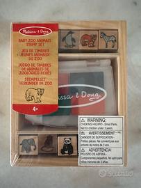 Set Timbri Melissa & Doug Zoo - NUOVO