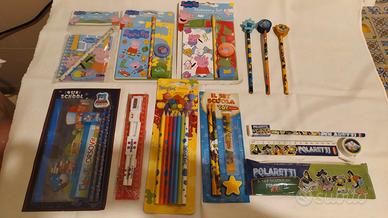 Scuola set scolastici matite gomme bambini