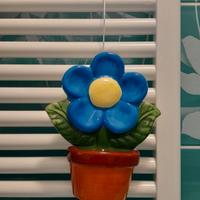 Umidificatore ambiente margherita in ceramica