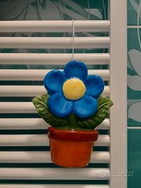 Umidificatore ambiente margherita in ceramica