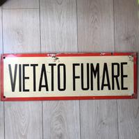Cartello insegna vintage