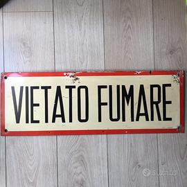 Cartello insegna vintage