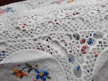 coperta uncinetto matrimoniale fatta a mano 