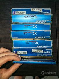 36gb ram ddr3  hyperz blu 1600mhz