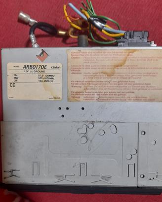 autoradio clarion vintage 
