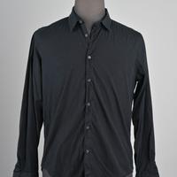 Camicia Nera Zara Tg. M Slim Fit
