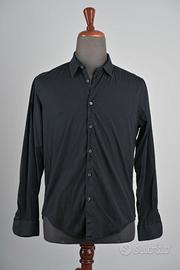 Camicia Nera Zara Tg. M Slim Fit