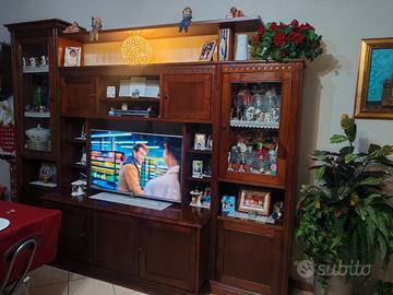 soggiorno classico in legno  275x55x220