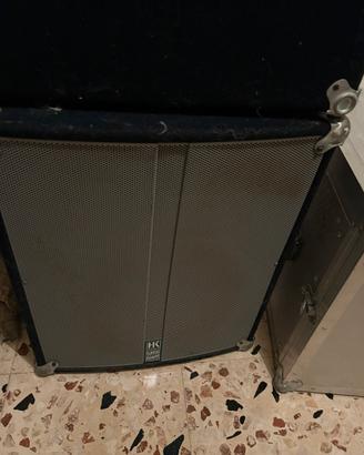 Casse HK 200 watts+ mixser professionale