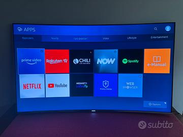 tv smart samsung curva 49 pollici QE49KS57500