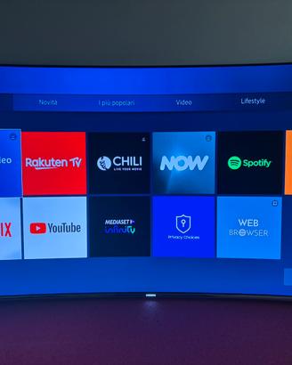 tv smart samsung curva 49 pollici QE49KS57500