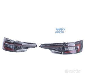 FANALI PER AUDI A4 S4 B9 8W SEDAN 15- LED NERO FUM