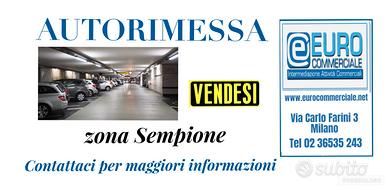 583/25 AUTORIMESSA di mq 488 in zona Sempione