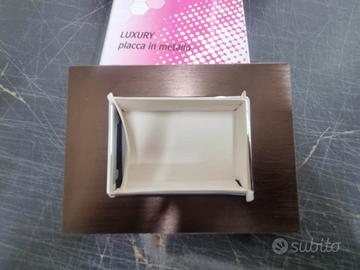 5 Placche Metallo compatibili BTicino Axolute