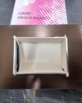 5 Placche Metallo compatibili BTicino Axolute