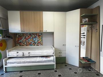 Cameretta con 2 letti, Ponte e Cabina angolo