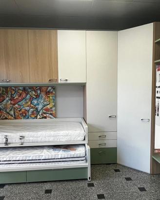 Cameretta con 2 letti, Ponte e Cabina angolo