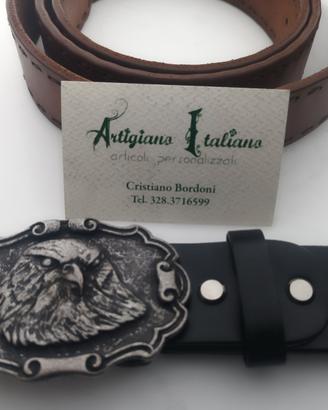 cintura artigianato cuoio 4,5