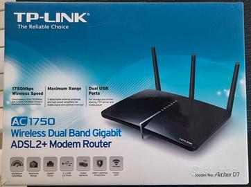 Modem Router TP-link ac 1750 archer D7