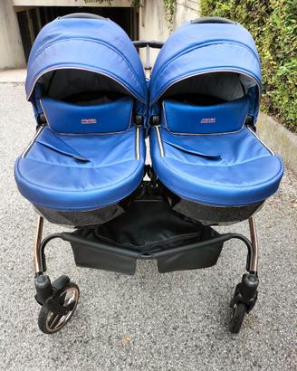 Passeggino gemellare fratellare Junama