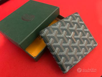 Portafoglio Goyard verde