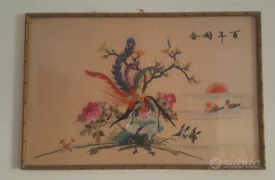 Quadri cinesi ricamati