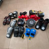 Atteezzatura sportiva boxe mma