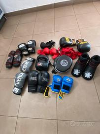 Atteezzatura sportiva boxe mma