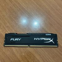 DDR4 RAM 4GB 2133MHz Kingston Hyper X Fury