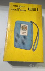 EEI Pocket Radio solid state AM anni 60