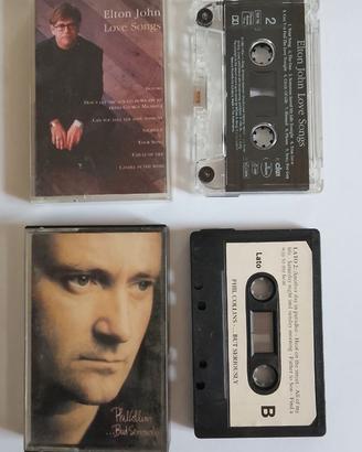 Musica  cassetta Elton John e Phill Collins