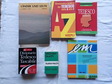 Lotto 10 libri eserciziari per lingua tedesco