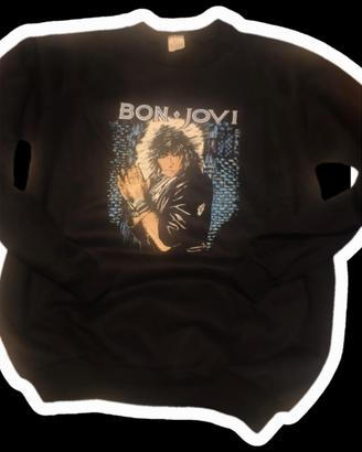 Felpa BON JOVI vintage anni  '80