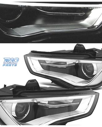FARI TUBO LUCE DIURNA A LED AUDI A3 8V 12-16 NERI