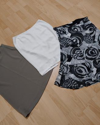 💐 Lotto 3 gonne varie Tg. 46, vestibilità L 💐