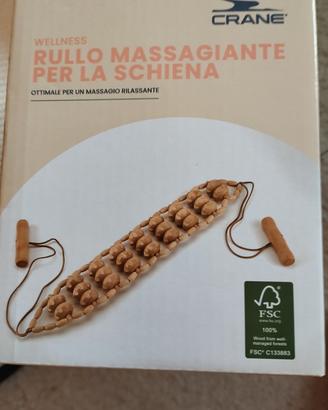 massaggiatore manuale in legno 