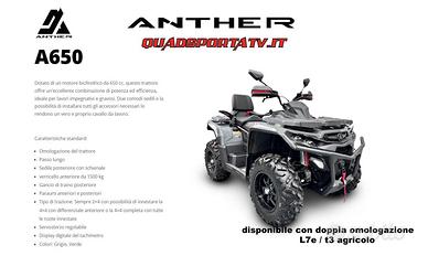 quad ANTHER A650 t3b / L7e leggi bene