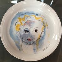 Piatto ceramica Ernesto Treccani