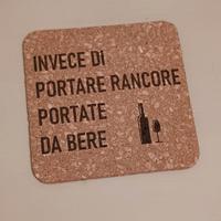 Sottobicchieri in sughero PERSONALIZZATI