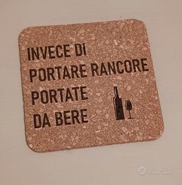 Sottobicchieri in sughero PERSONALIZZATI