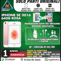 Iphone se 2016 64gb rosa - totalmente originale