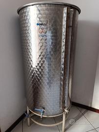 Sebatoio in acciaio inox 500 LT per vino e olio 