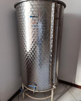 Sebatoio in acciaio inox 500 LT per vino e olio 