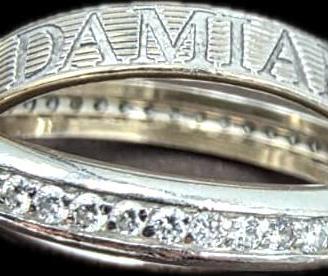 FEDE DOPPIO GIRO ORO DIAMANTI DAMIANI